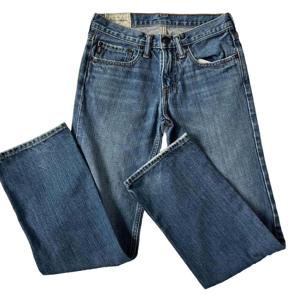Abercrombie & Fitch Jeans Boys 14 Blue Classic Straight 100% Cotton Kids